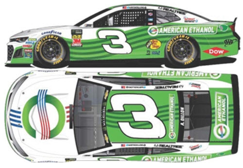 2019 Austin Dillon NASCAR Diecast 3 American Ethanol CWC 1:24 Lionel Action ARC Color Chrome 99