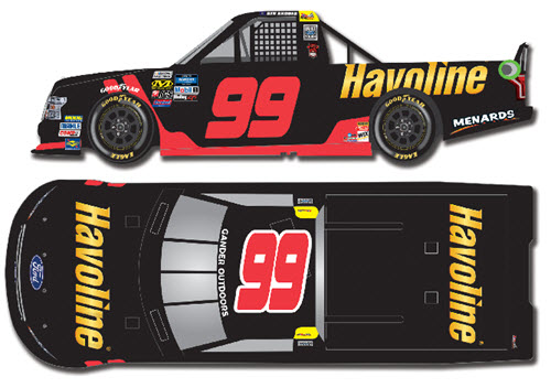 2019 Ben Rhodes NASCAR Diecast 99 Havoline Truck Supertruck 1:64 Lionel Action ARC 99