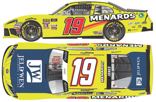 2019 Brandon Jones NASCAR Diecast 19 Menards Jeld Wen CWC 1:64 Lionel Action ARC 99