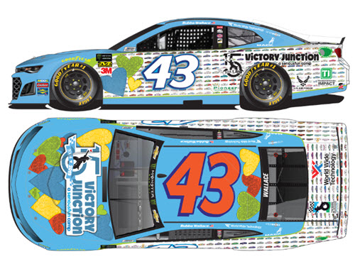 2019 Bubba Wallace NASCAR Diecast 43 Victory Junction Mosaic CWC 1:24 Lionel Action RCCA Elite 99
