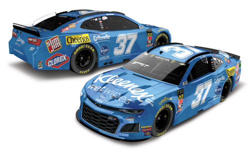 2019 Chris Buescher Diecast 37 Kleenex Wet Wipes CWC 1:24 Lionel Action ARC Color Chrome 99