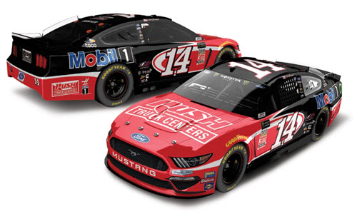 2019 Clint Bowyer NASCAR Diecast 14 Rush Truck Centers Darlington Retro Throwback CWC 1:24 Lionel Action RCCA Elite Liquid Color 97