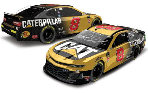 2019 Daniel Hemric NASCAR Diecast 8 CAT Caterpillar CWC 1:24 Lionel Action ARC Autographed 98