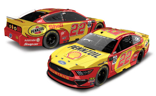 2019 Joey Logano NASCAR Diecast 22 Shell Pennzoil Darlington Throwback CWC 1:24 Lionel Action ARC Color Chrome 99