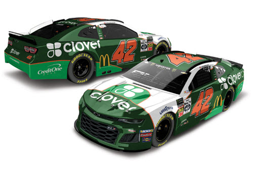 2019 Kyle Larson NASCAR Diecast 42 Clover Darkington Retro Throwback 1:64 CWC Lionel Action ARC 99