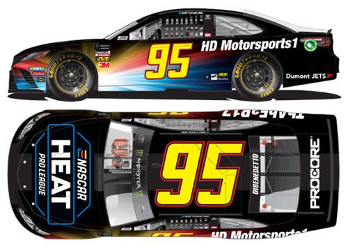 2019 Matt Dibenedetto NASCAR Diecast 95 NASCAR Heat Pro League CWC 1:64 Lionel Action ARC 99