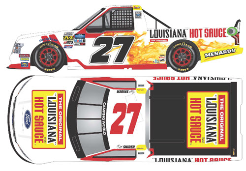 2019 Myatt Snider NASCAR Diecast 13 Lousiana Hot Sauce Truck Supertruck 1:64 Action ARC 99