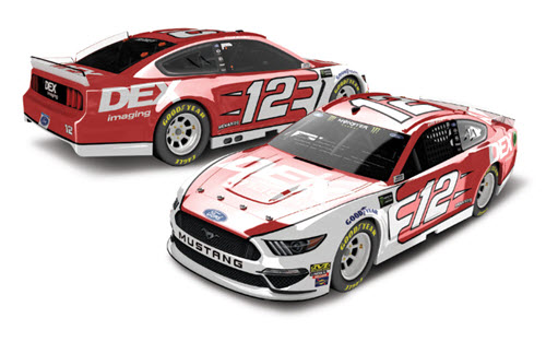 2019 Ryan Blaney NASCAR Diecast 12 DEX Imaging CWC 1:24 Lionel Action RCCA Elite Liquid Color 99