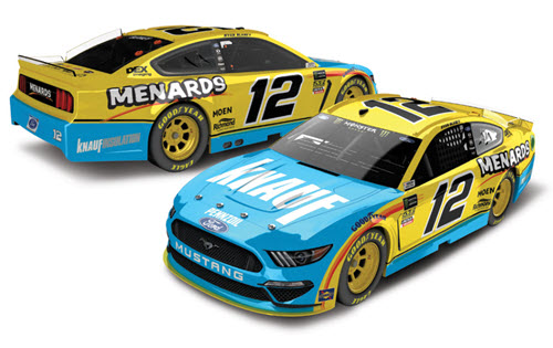 2019 Ryan Blaney NASCAR Diecast 12 Knauf Insulation CWC 1:24 Lionel Action RCCA Elite Color Chrome 99