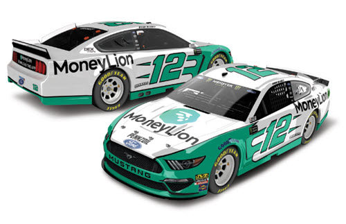 2019 Ryan Blaney NASCAR Diecast 12 Money Lion CWC 1:24 Lionel Action RCCA Elite Color Chrome 98