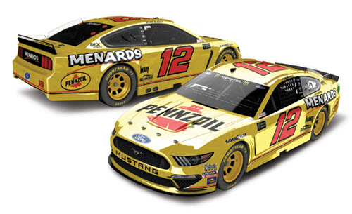2019 Ryan Blaney NASCAR Diecast 12 Pennzoil Menards Darlington Retro Throwback CWC 1:24 Lionel Action RCCA Elite Liquid Color 99