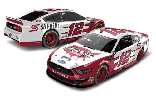 2019 Ryan Blaney NASCAR Diecast 12 Wabash National CWC 1:24 Lionel Action RCCA Elite Color Chrome 98