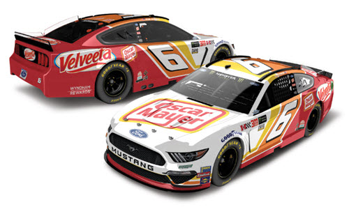 2019 Ryan Newman NASCAR Diecast 6 Oscar Mayer Darlington Retro Throwback CWC 1:24 Lionel Action ARC Color Chrome 99