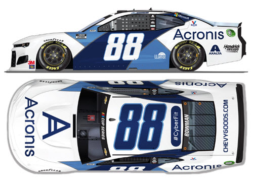 2020 Alex Bowman NASCAR Diecast 88 Acronis CWC 1:24 Lionel Action ARC 99
