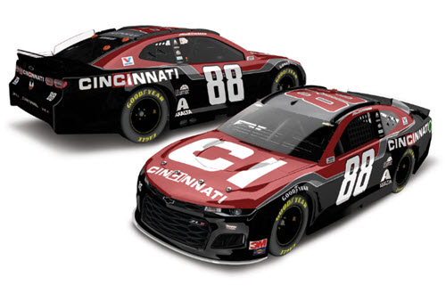 2020 Alex Bowman NASCAR Diecast 88 Cincinnati CWC 1:24 Lionel Action ARC Color Chrome 99