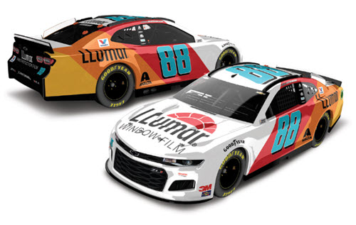 2020 Alex Bowman NASCAR Diecast 88 Llumar Window Film CWC 1:24 Lionel Action ARC Color Chrome 99