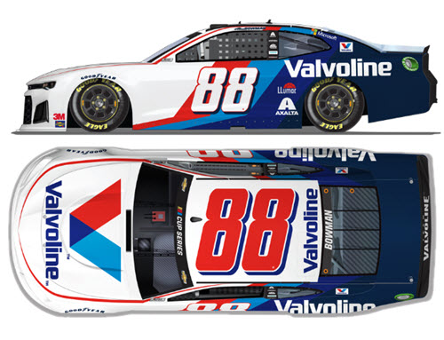 2020 Alex Bowman NASCAR Diecast 88 Valvoline CWC 1:24 Lionel Action ARC Autographed 99
