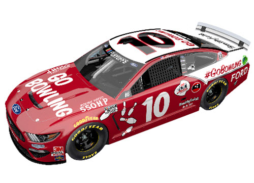 2020 Aric Almorola NASCAR Diecast 10 Go Bowling Darlington Throwback CWC 1:24 Lionel Action ARC 99