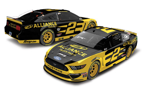 2020 Brad Keselowski NASCAR Diecast 2 Alliance Truck Parts 1:24 Lionel Action ARC Color Chrome Autographed 99
