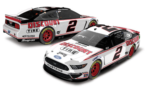 2020 Brad Keselowski NASCAR Diecast 2 Discount Tire 1:24 Lionel Action ARC Color Chrome 99