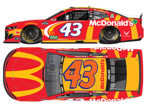 2020 Bubba Wallace NASCAR Diecast 43 McDonalds CWC 1:24 Lionel Action ARC Color Chrome 99