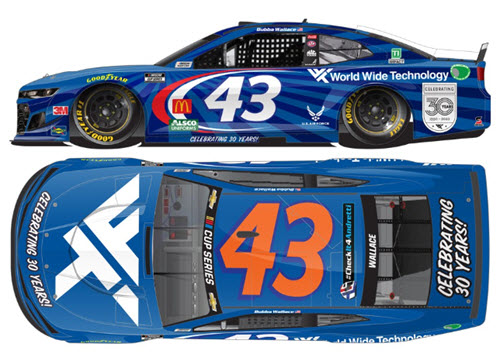 2020 Bubba Wallace NASCAR Diecast 43 World Wide Technology 30th Anniversary CWC 1:64 Lionel Action ARC 99