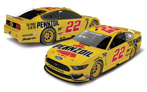 2020 Joey Logano NASCAR Diecast 22 Pennzoil CWC 1:24 Lionel Action RCCA Elite 98