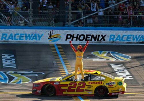 2020 Joey Logano NASCAR Diecast 22 Shell Pennzoil Phoenix Win Raced Version CWC 1:24 Lionel Action RCCA Elite 97