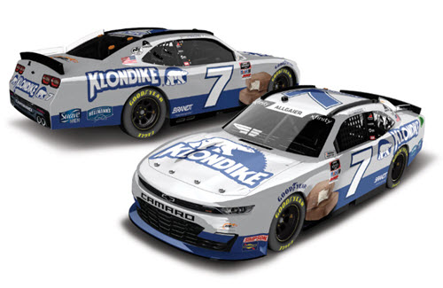 2020 Justin Allgaier NASCAR Diecast 7 Klondike CWC 1:24 Lionel Action ARC Autographed 99