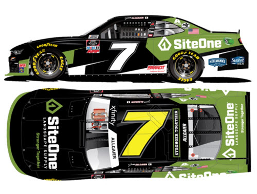 2020 Justin Allgaier NASCAR Diecast 7 SiteOne Landscape CWC 1:24 Lionel Action ARC Autographed 99