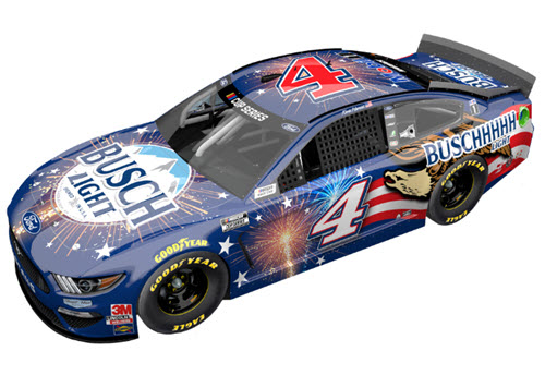 2020 Kevin Harvick NASCAR Diecast 4 Busch Light Patriotic CWC 1:24 Lionel Action RCCA Elite Liquid Color 99