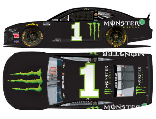 2020 Kurt Busch NASCAR Diecast 1 Monster Energy CWC 1:24 Lionel Action RCCA Elite Color Chrome 99