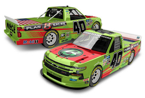 2020 Ross Chastain NASCAR Diecast 40 Plan B Sales Watermelon Truck 1:24 Action ARC Color Chrome Autographed 99