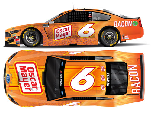 2020 Ryan Newman NASCAR Diecast 6 Oscar Mayer Bacon All Star CWC 1:24 Lionel Action ARC Light Up 99