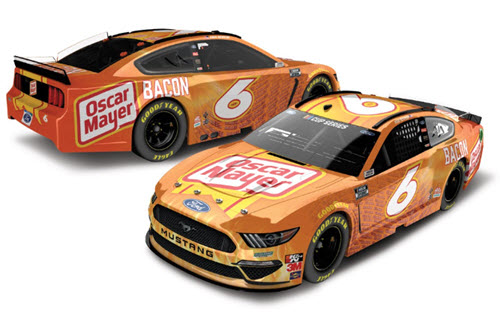 2020 Ryan Newman NASCAR Diecast 6 Oscar Mayer Bacon CWC 1:24 Lionel Action ARC Color Chrome 98