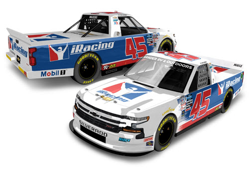 2020 Ty Majeski NASCAR Diecast 45 iRacing Truck 1:24 Lionel Action ARC Autographed 99