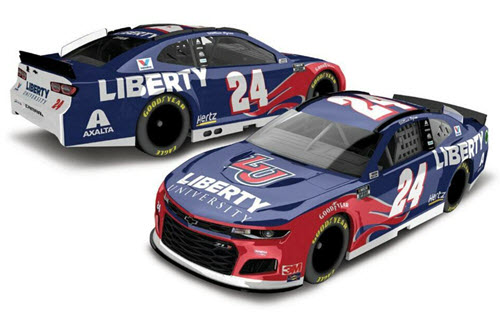 2020 William Byron NASCAR Diecast 24 Liberty University CWC 1:24 Lionel Action ARC Color Chrome 98