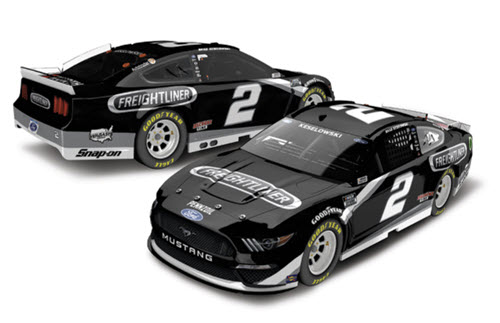 2021 Brad Keselowski NASCAR Diecast 2 Freightliner 1:24 Lionel Action RCCA Elite Liquid Color 99