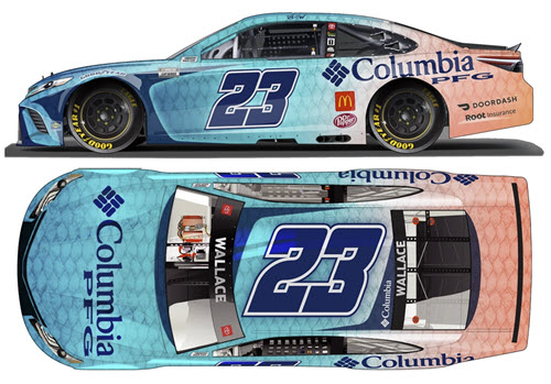 2021 Bubba Wallace NASCAR Diecast 23 Columbia PFG CWC 1:64 Lionel Action ARC 99