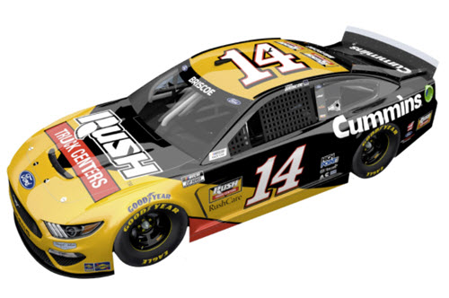 2021 Chase Briscoe NASCAR Diecast 14 Rush Truck Centers CWC 1:24 Lionel Action ARC Color Chrome 99