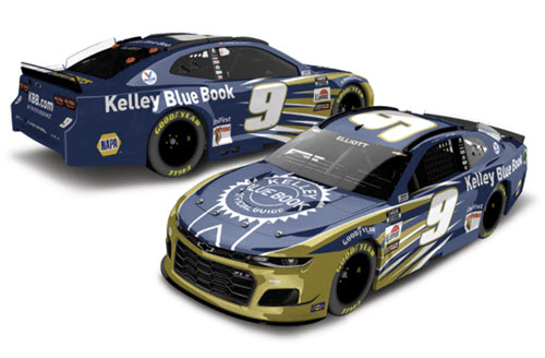 2021 Chase Elliott NASCAR Diecast 9 KBB Kelley Blue Book CWC 1:24 Lionel Action RCCA Elite Raw 99