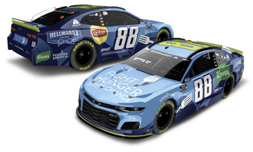 2021 Dale Earnhardt Jr NASCAR Diecast 88 Fight Hunger iRacing CWC 1:24 Lionel Action RCCA Elite Color Chrome 98