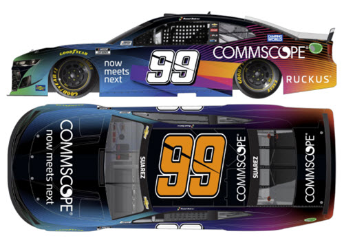 2021 Daniel Suarez NASCAR Diecast 99 Commscope CWC 1:24 Lionel Action ARC 99