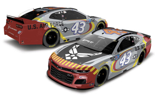 2021 Erik Jones NASCAR Diecast 43 US Air Force CWC 1:24 Lionel Action RCCA Elite Color Chrome 99