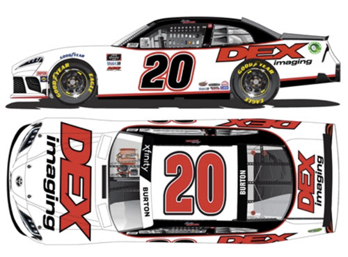 2021 Harrison Burton NASCAR Diecast 20 Dex Imaging CWC 1:24 Lionel Action ARC Autographed 99