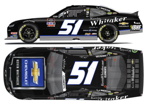 2021 Jeremy Clements NASCAR Diecast 51 Whitaker CHevrolet CWC 1:64 Lionel Action ARC 99