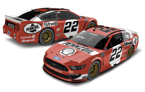 2021 Joey Logano NASCAR Diecast 22 Pennzoil Darlington Throwback CWC 1:24 Lionel Action RCCA Elite Color Chrome 99