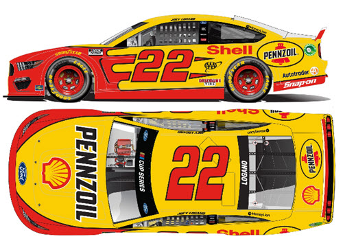 2021 Joey Logano NASCAR Diecast 22 Shell Pennzoil CWC 1:24 Lionel Action ARC Color Chrome 99