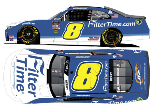 2021 Josh Berry NASCAR Diecast 8 Filter Time 1:24 CWC Lionel Action ARC Color Chrome 99