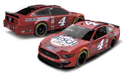 2021 Kevin Harvick NASCAR Diecast 4 Busch Light Apple CWC 1:24 Lionel Action RCCA Elite Color Chrome 99